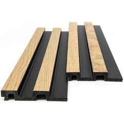 PS PANEL ΜΕ 3D ΠΗΧΑΚΙΑ F4 RESIDENCE 21/122 mm NAT.OAK/BLACK NewPlan