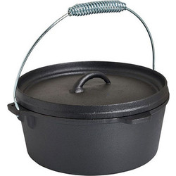Γάστρα Cast Iron από Μαντέμι 8lt 28cm Black 23460428