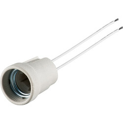 Goobay Ντουί Λάμπας E27 με Διπλό Καλώδιο 0.15m Max 100W
