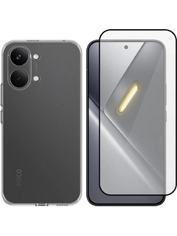 Vivid Set TPU Case + Full Face Tempered Glass Θήκη Σιλικόνης (Xiaomi Poco X8 Pro Max 5G)