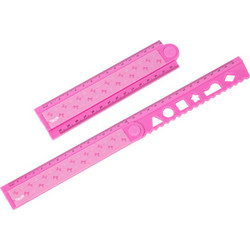 Αναδιπλούμενος Χάρακας Mε Στενσιλ Yolo Pink Bow | 90310