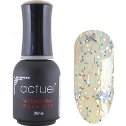 Actuel UV Gel Polish 257 Glitter Ημιμόνιμο Βερνίκι Νυχιών 15ml