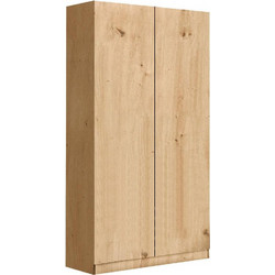 Liberta Δίφυλλη Ντουλάπα Ρούχων Hermes Δρυς 100x52x200cm 06-0101