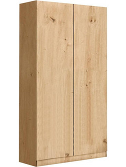 Liberta Δίφυλλη Ντουλάπα Ρούχων Hermes Δρυς 100x52x200cm 06-0101