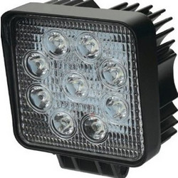 Τετράγωνος προβολέας LED 27W 30 δουλεύει από 12V έως καί 32V για βάρκες τρακτέρ φορτηγά αυτοκίνητα - OEM