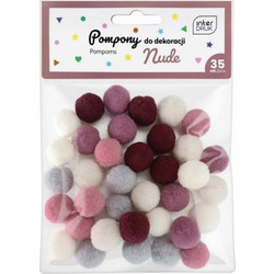 POM-POM INTERDRUK NUDE ΑΠΟΧΡΩΣΕΙΣ 20mm 35 τεμ. (337580)