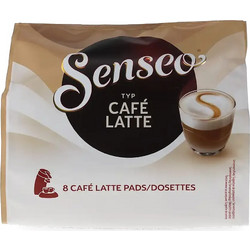Douwe Egberts Κάψουλες Latte Senseo Συμβατές με Μηχανή E.S.E Pod 8τμχ