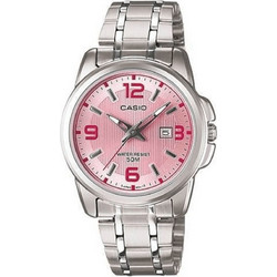 Casio Γυναικείο Ρολόι με Ασημί Μεταλλικό Μπρασελέ LTP-1314D-5A