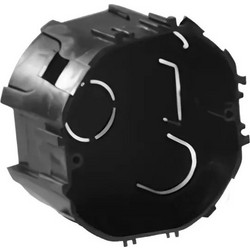 Kassinakis Κουτί Διακόπτου Ενιαίου Πλαισίου Φ73x38mm Μαύρο (47001006)