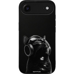 Sonique Men's Edition Θήκη με Σχέδιο «Audio Kitten - Black» (iPhone 17 Air)