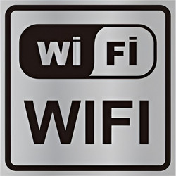 Πινακίδα Αλουμινίου WiFi Αυτοκόλλητη Motarro MU333-31