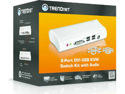 Trendnet KVM Switch 204UK 2 x DVI / USB With Audio