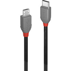 Lindy USB 2.0 Cable USB-A male - Μαύρο 2m 36892
