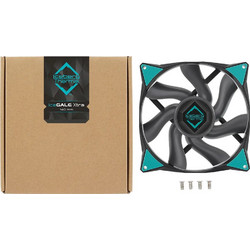 Iceberg Thermal IceGALE Xtra Case Fan 140mm με Σύνδεση 4-Pin PWM Black