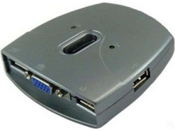 Sedna KVM Switch KVM 2 x USB With Audio Micro