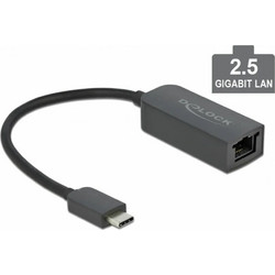 DeLOCK 66645 Ενσύρματος Ethernet USB-C Αντάπτορας Δικτύου 1Gbps