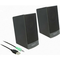 DeLOCK 27001 Ηχεία Υπολογιστή 2.0 3W Black