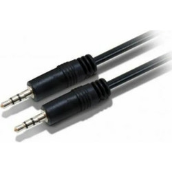 Equip Καλώδιο Ήχου 3.5mm male - 3.5mm male Μαύρο 2.5m με Επίχρυσους Ακροδέκτες 14708107