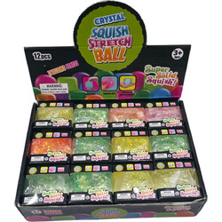 Crystal Squish Stretch Ball - Αντιστρές Μπαλάκι Gel με Glitter