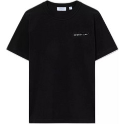 OFF WHITE LOGO QUOTE REGULAR S/S T-SHIRT ΜΠΛΟΥΖΑ 44MAA16MF26J00L001-BLACK