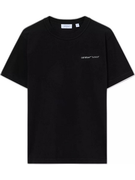 OFF WHITE LOGO QUOTE REGULAR S/S T-SHIRT ΜΠΛΟΥΖΑ 44MAA16MF26J00L001-BLACK