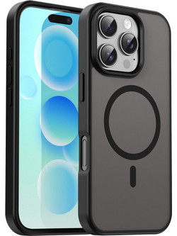 Θήκη Κινητού - Phone Case για Apple iPhone 16 Pro Max 6.9" Ημιδιάφανη Ματ Φιμέ Μαύρη MagSafe Υβριδική TPU/PC Shockproof Anti-Scratch Αντιολισθητική Ανθεκτική με Προστασία Κάμερας (Κωδ.1-CASE0073 )