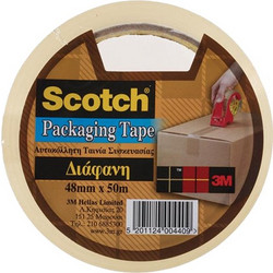 Ταινία Συσκευασίας PP 3M 48 mm x 50 m (Διάφανη) (MMM4305T)