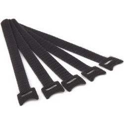 LE MARK Δετικά Καλωδίων 200x12.5mm 5 Τεμάχια Μαύρο - LeMark