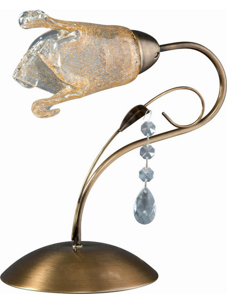 Arkolight 1305-21 Πορτατίφ E14 Bronze Χρυσό Φ24xΥ27cm