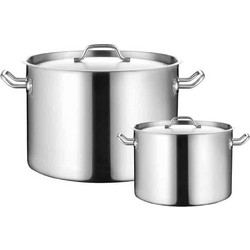 TEMNO Χύτρα Βαθιά 24x14εκ 6.5lt Με Καπάκι Inox 18/0