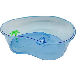 Oasis Chicos Turtle Home Χελωνιέρα Χωρίς Καπάκι Μπλε Φασόλι 39,5x27x14,5 cm