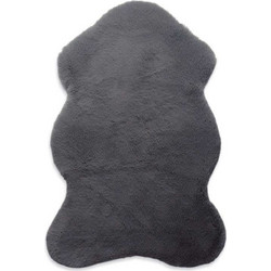 New Plan Softy TD67 Χαλί Ορθογώνιο Sheepskin Γούνινο 100x160cm Grey