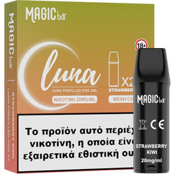 Magic Bar Luna Strawberry Kiwi Prefilled Pod 2x2ml 20mg 1200puffs