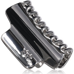 Sister's Aroma Metal Hair Clip Maxi Κλάμερ μαλλιών χρώμα Silver 1 τμχ