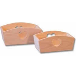 ΞΥΛΙΝΗ ΨΩΜΙΕΡΑ ΜΕ ΚΑΡΔΟΥΛΑ 245X130X100