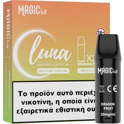Magic Bar Luna Dragon Fruit Prefilled Pod 2x2ml 20mg 1200puffs