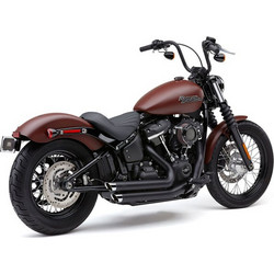 Cobra εξάτμιση για μοτοσυκλέτα Harley-Davidson Softail 18-20 FLDE Deluxe, FXLR Low rider, FLSL Slim, FXBB Street Bob | Cobra, Speedster SlashDown exhaust. Black