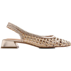 GIOSEPPO BRAIDED LEATHER SLINGBACK HEELED HOUNSLOW ΓΟΒΕΣ-79251-P-PLATINUM