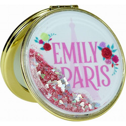Emily in Paris - Glitter Καθρέπτης Τσέπης