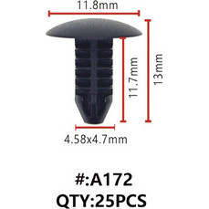 A172 ΚΛΙΠΣ ΣΥΓΚΡΑΤΗΣΗΣ ΑΜΑΞΩΜΑΤΟΣ (TREE TYPE)