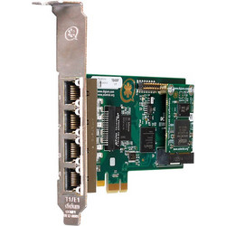 DIGIUM 1TE435F 4 SPAN DIGITAL T1/E1/J1/PRI PCI-EXPRESS CARD