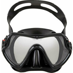 Scuba Force Cuba Μάσκα Θαλάσσης Διαφανή Μαύρη 61014
