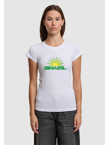 Brazil Vibes Stretch Tee white