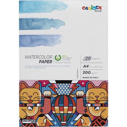 ΜΠΛΟΚ ΑΚΟΥΑΡΕΛΑΣ CARIOCA PLUS Α4 20Φ 45223