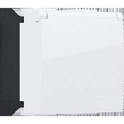 MODYS ΠΡΙΖΑ ΣΟΥΚΟ ΚΑΠΑΚΙ ΑΣΦΑΛΕΙΑΣ ΛΕΥΚΗ 2P+E 16A 250VAC IP20 / 10101312462