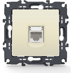 PRIME ΠΡΙΖΑ ΔΙΚΤΥΟΥ ΙΒΟΥΑΡ 1XRJ45 CAT6 UTP IP20 / 1000113202