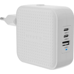Hyper HJ1003WHWWGL Φορτιστής χωρίς Καλώδιο με Θύρα USB-A & 2 Θύρες USB-C 70W Quick Charge 3.0 & Power Delivery