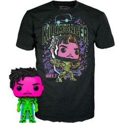 Funko Pop! Box Tee Marvel What if Infinity Killmonger Figure & T-Shirt Set