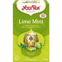 Yogi Tea Βιολογικό Τσάι Lime Mint 17 Teabags 18585
