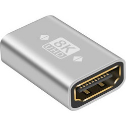 Powertech POWERTECH αντάπτορας HDMI 2.1 CAB-H161, θηλυκό, 8K/60Hz, γκρι